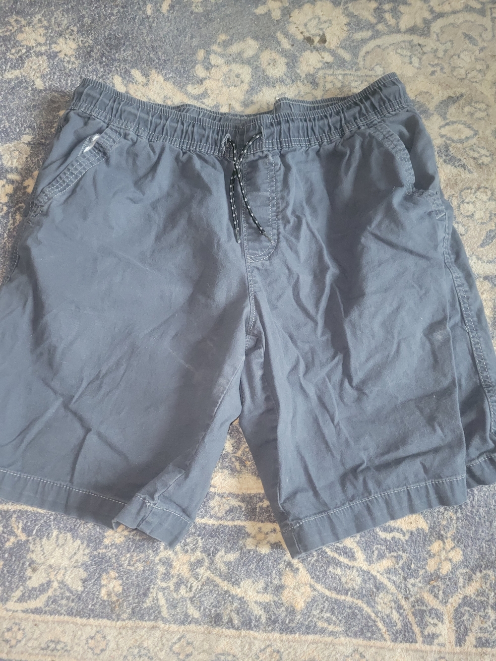 George Men's Navy Blue Elastic-Waist Athletic Shorts